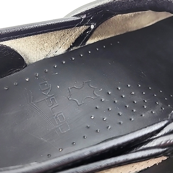 Dansko Women's Black Leather Cabrio Clog Work Shoes Supportive Sz 36 - Picture 13 of 16